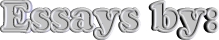 essaysby.jpg (10313 bytes)